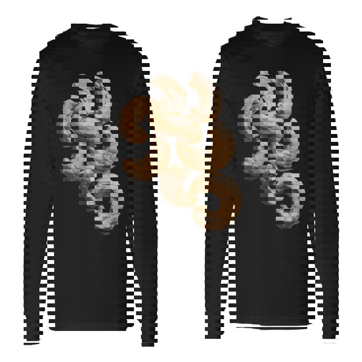 カシューナッツ。 長袖Tシャツ