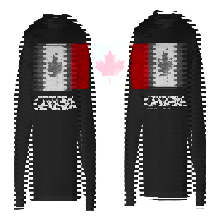 カナダ国旗ジャージ、カナダ。 長袖Tシャツ