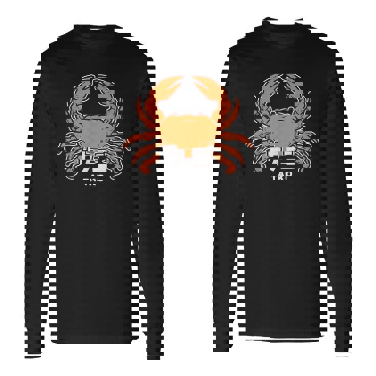 カニ ウニ タコ 海洋生物 矛盾 おもしろ イラスト かわいい 面白い ネタ 画像 長袖Tシャツ