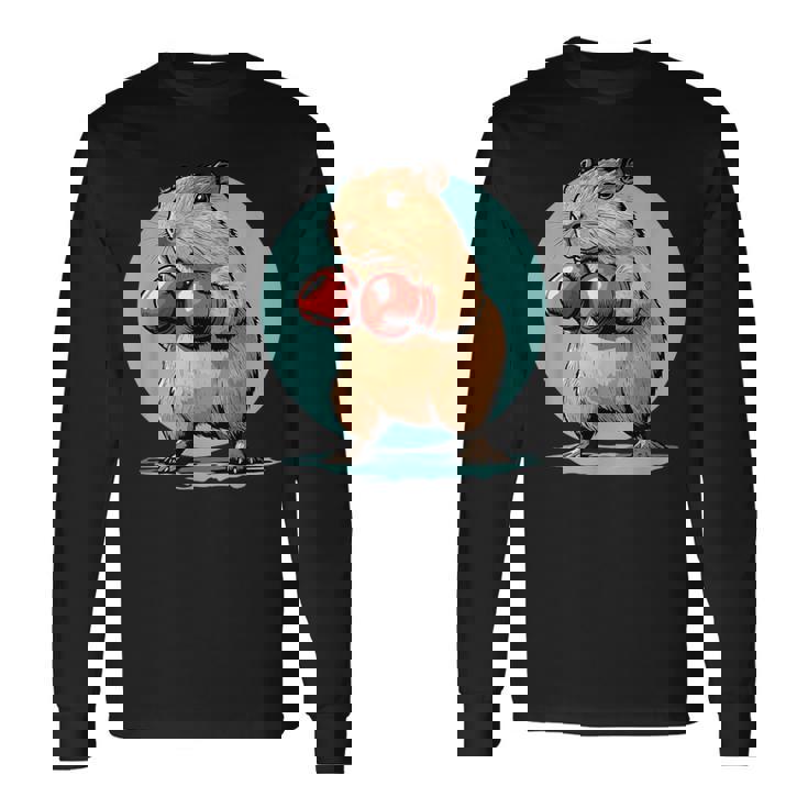 カピバラボクシングチャンピオン 千と千尋の神隠し 長袖Tシャツ