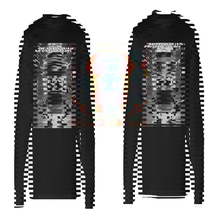 カプチーノ アサシノ ミーム 長袖Tシャツ