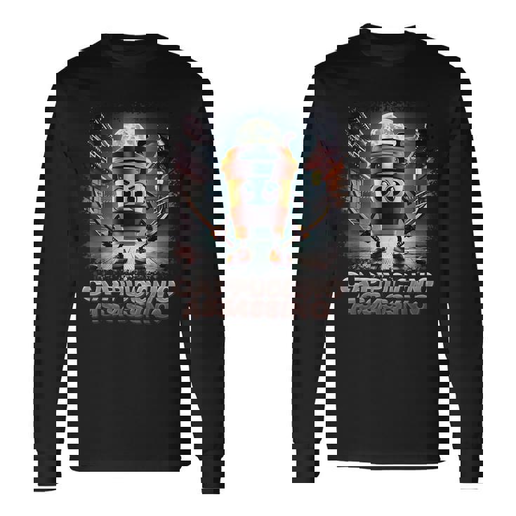 カプチーノ アサシーノ イタリアン ブレイン ミーム 長袖Tシャツ