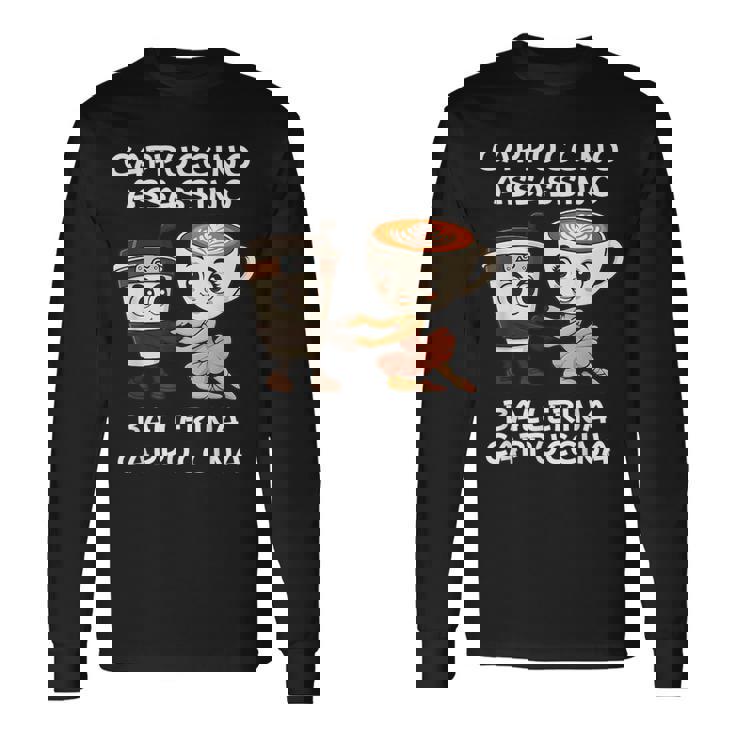 カプチーノ アサシーノ バレリーナ イタリアン ブレイン ミーム キッズ 長袖Tシャツ