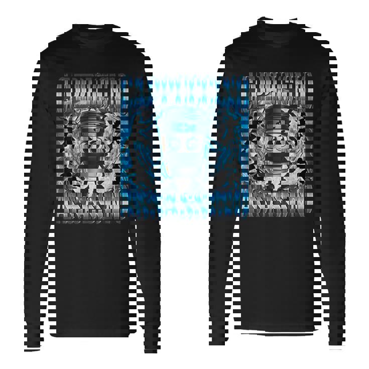 カプチーノ アサシーノ ファニー ミーム コーヒー イタリアン ブレイン 長袖Tシャツ ギフトのアイデア