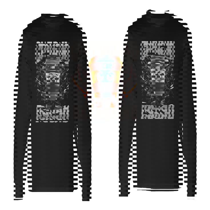 カプチーノ アサシーノ ブレイン イタリアン ブレイン ブートレッグ ミーム 長袖Tシャツ