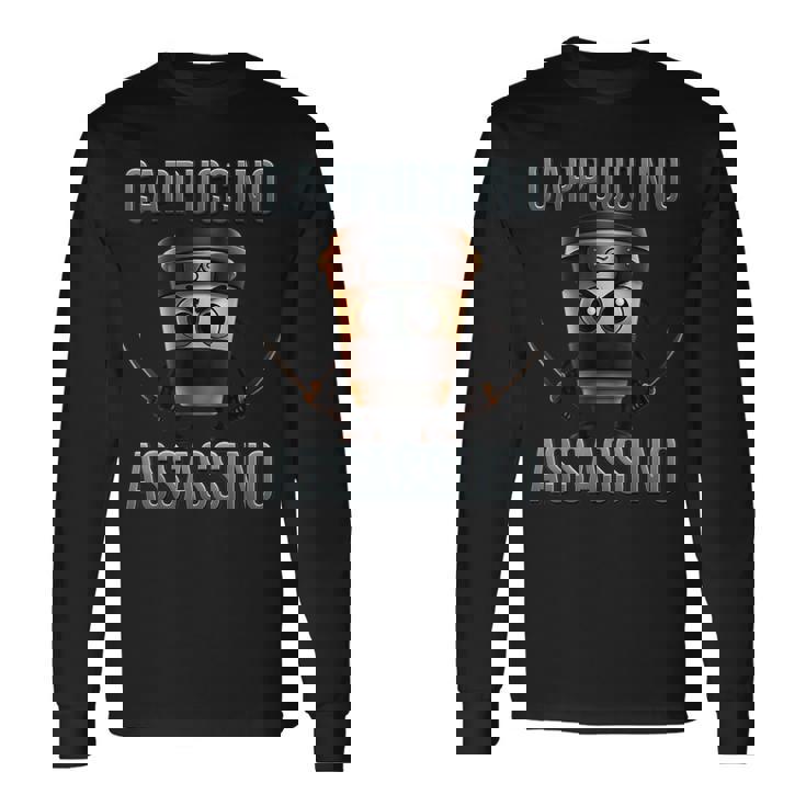 カプチーノ アサシーノ ブレイン レッド 長袖Tシャツ