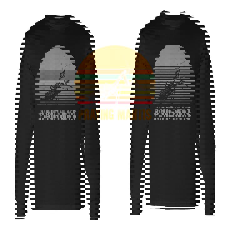 カマキリ 虫好き カマキリ 捕食昆虫 虫 長袖Tシャツ