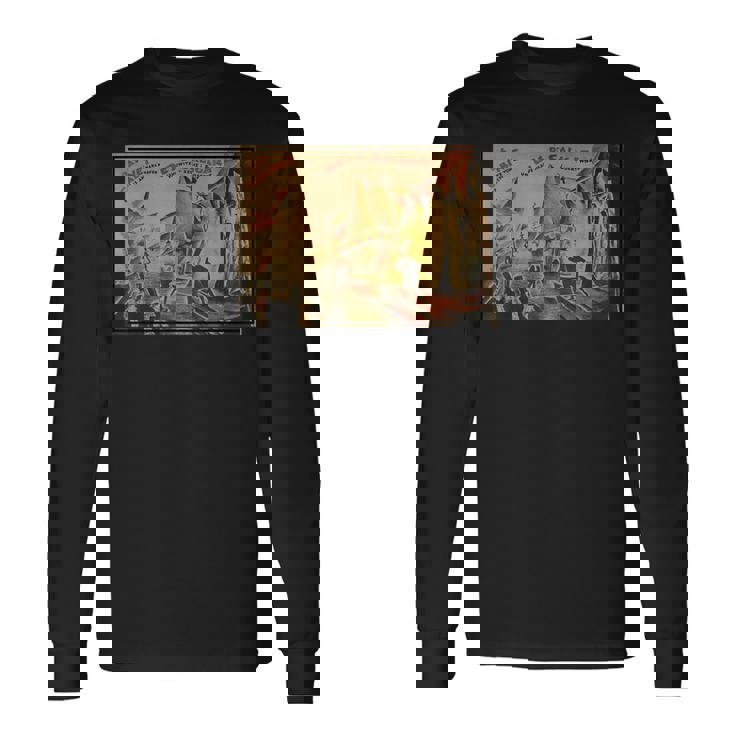 カリガリ博士の内閣ポスター1919 長袖Tシャツ