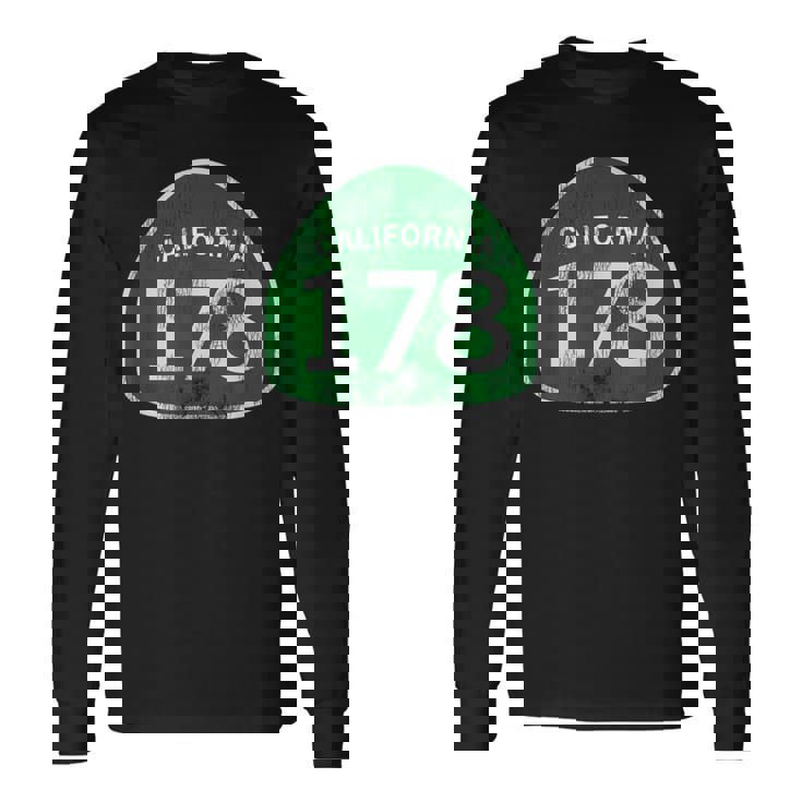 カリフォルニア州立大学ルート178 長袖Tシャツ