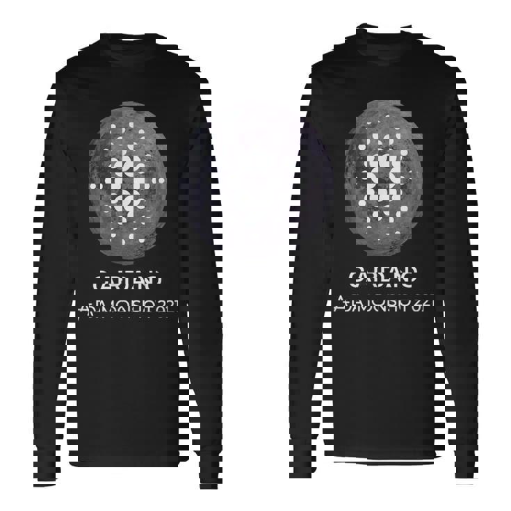 カルダノcardano暗号通貨 月へto The Moon 分散型金融 Defi ブロックチェーン 長袖Tシャツ