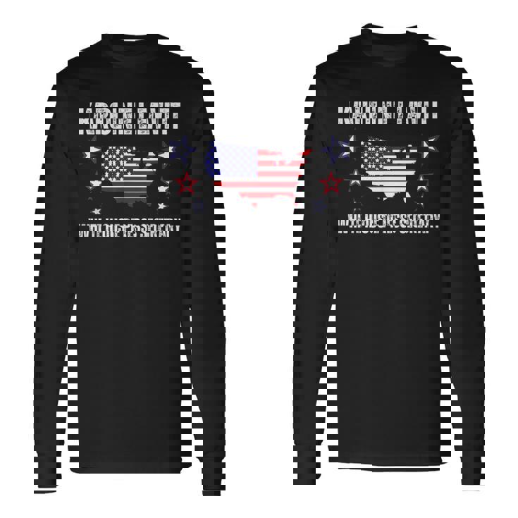 カロライン・レヴィット・ホワイトハウス報道官 長袖Tシャツ