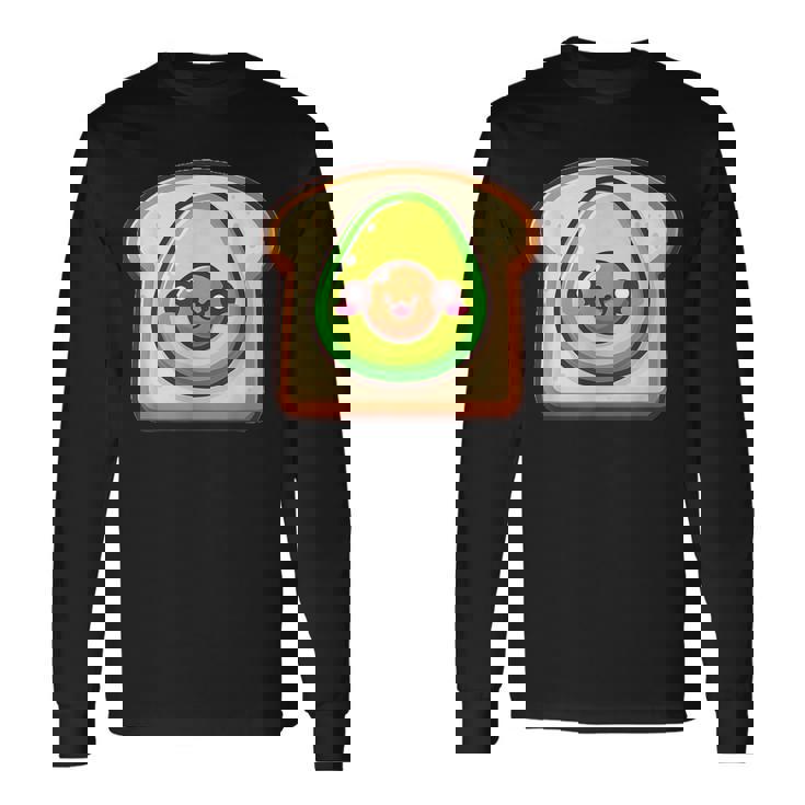カワイイ アボカドトースト 長袖Tシャツ ギフトのアイデア
