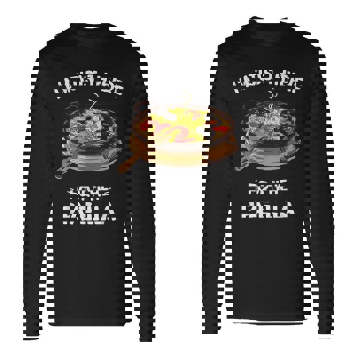 カワイイ キュート パエリア I'm Just Here For The Paella 長袖Tシャツ
