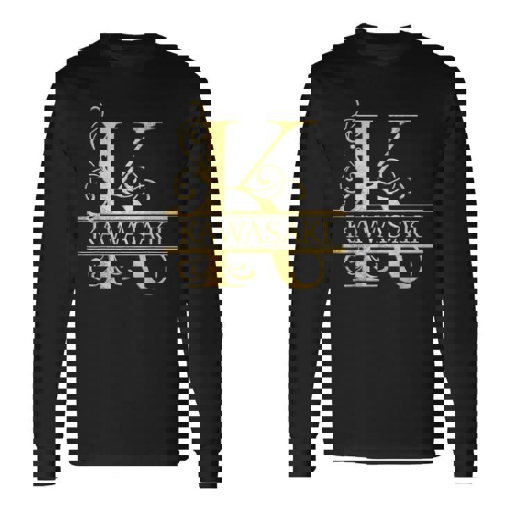 カワサキ 名前 長袖Tシャツ