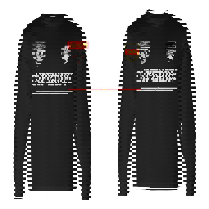 カンタベリースポーツサッカージャージ フラッグ フットボール 長袖Tシャツ