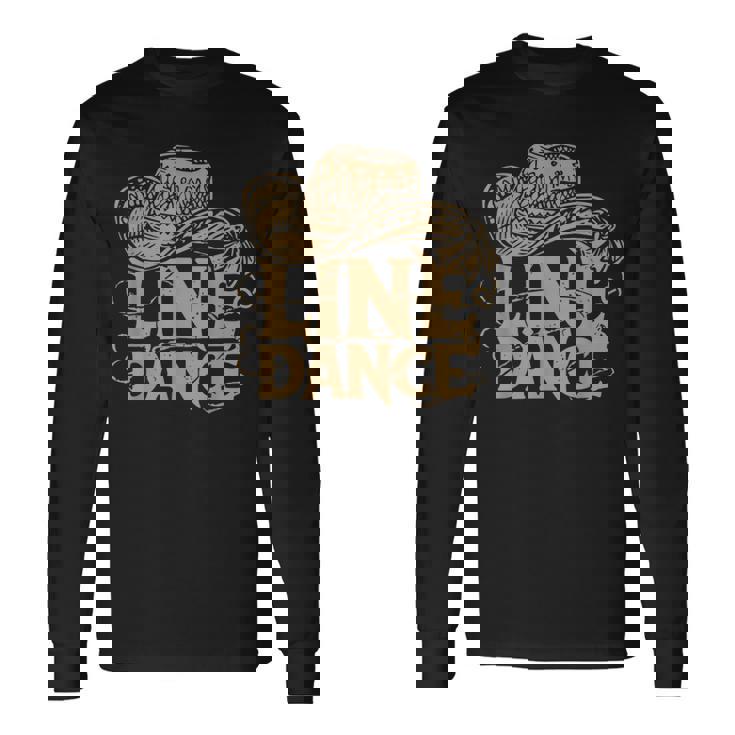 カントリー・ウエスタンのラインダンス 長袖Tシャツ