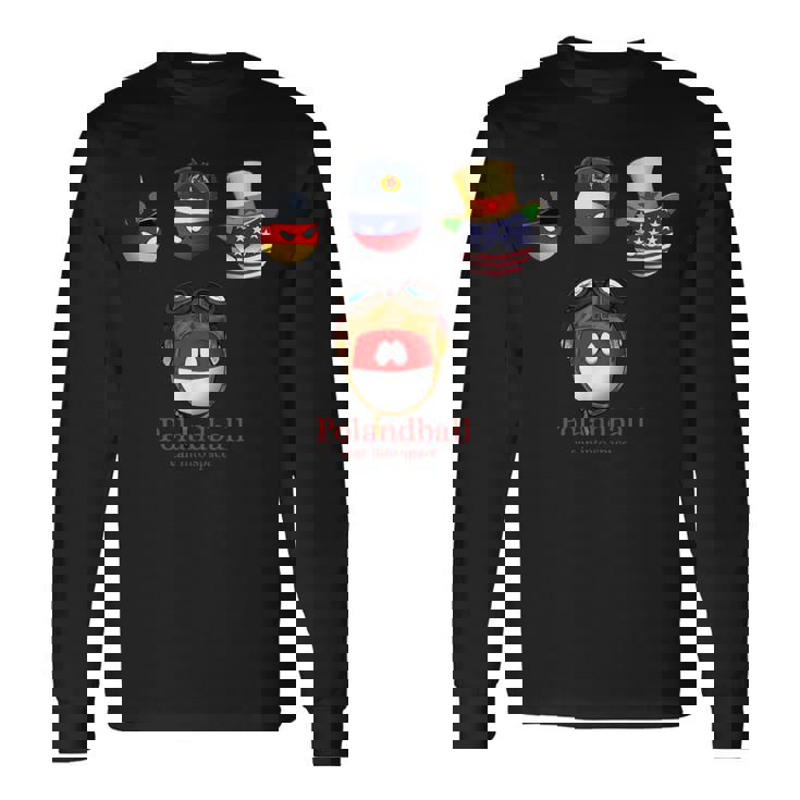 カントリー・ボール 長袖Tシャツ ギフトのアイデア