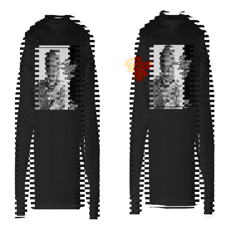 カーティスメイフィールド_001 長袖Tシャツ