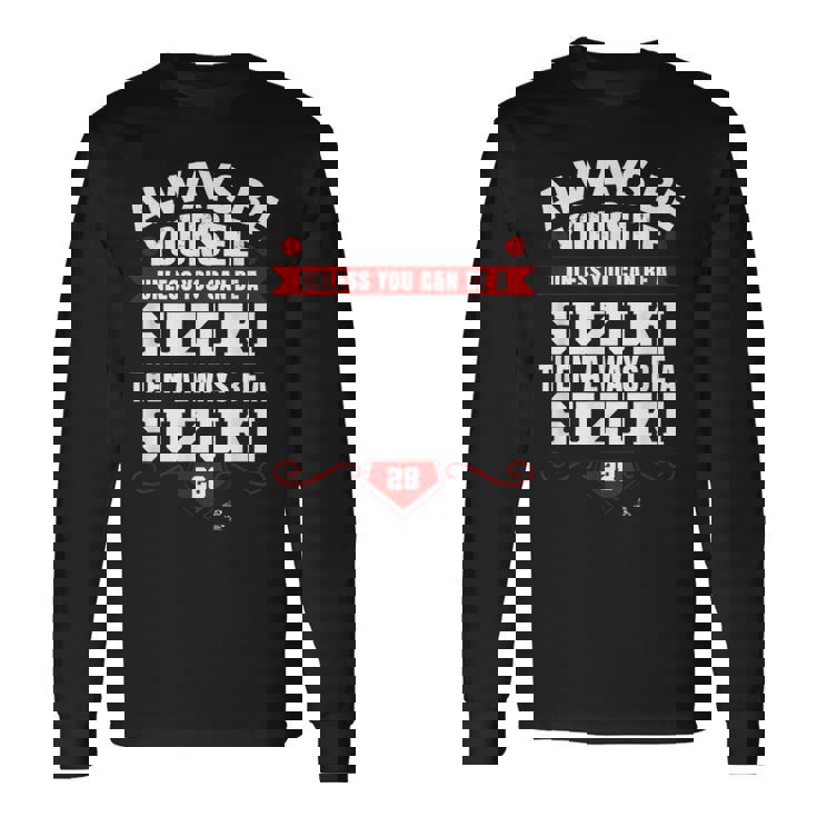 カート・スズキ Always Be Yourself Gameday 長袖Tシャツ