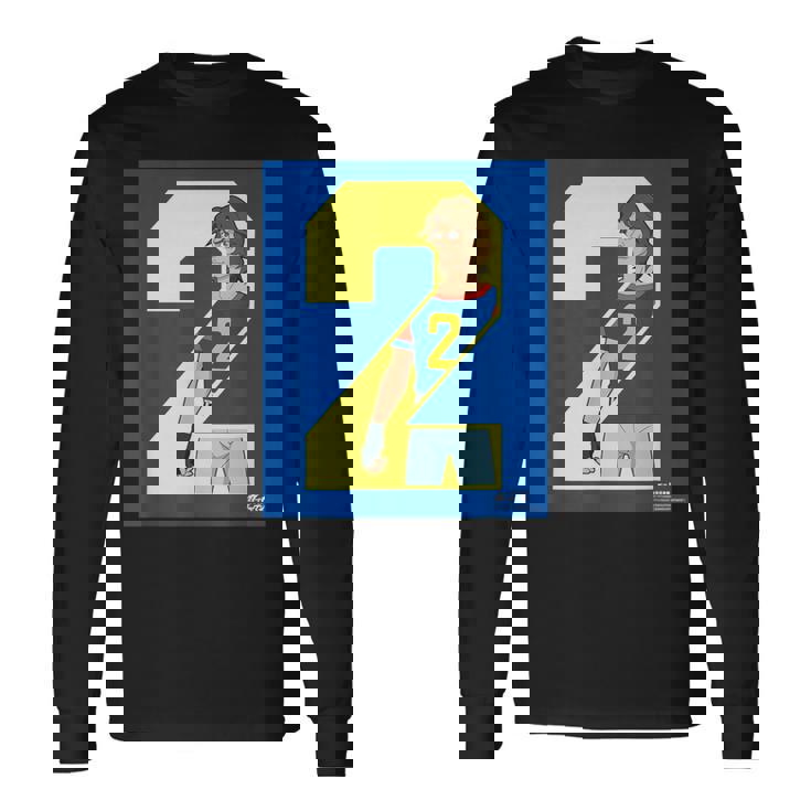 ガッチャマン ユニフォームデザインa-2 長袖Tシャツ