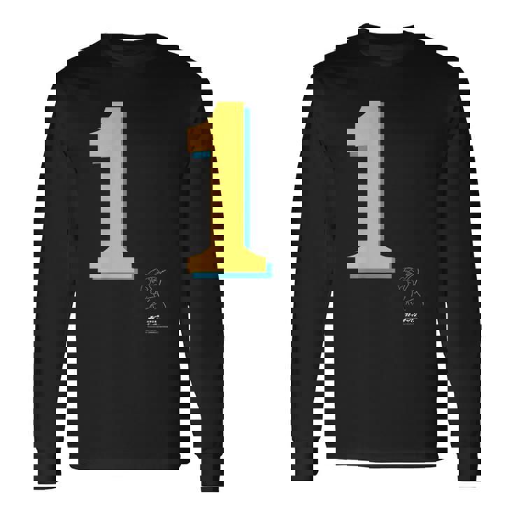 ガッチャマン ユニフォームデザインb-1 長袖Tシャツ