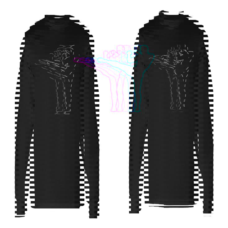 キックボクシング キックボクサー ギフト 服 男の子 若者 男性 子供 長袖Tシャツ