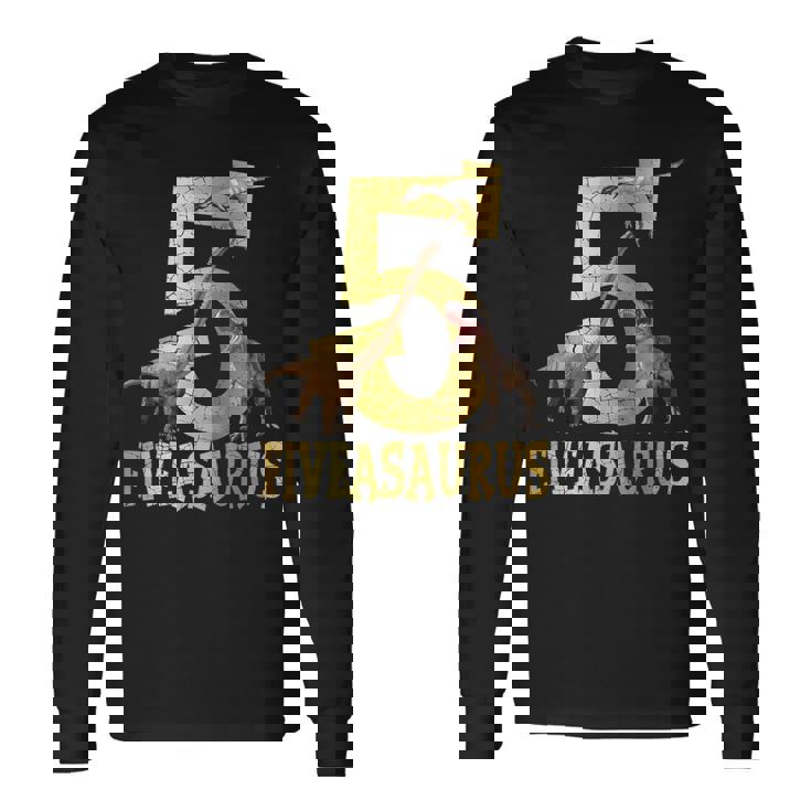 キッズ Tレックス 恐竜 誕生日パーティー装飾 5歳の誕生日 男の子 恐竜 長袖Tシャツ