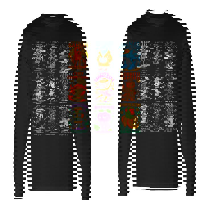 キッズ トップフェイバリット イタリアンブレインロットコレクション Ai生成 長袖Tシャツ