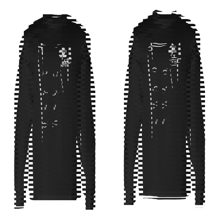 キッチン用品 デザイン ヘッドシェフ 料理服 長袖Tシャツ