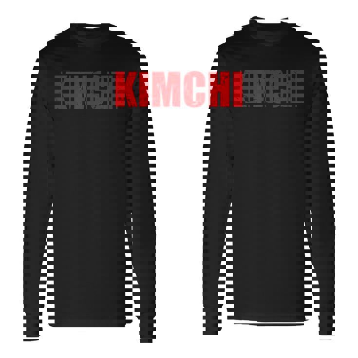 キムチ 長袖Tシャツ