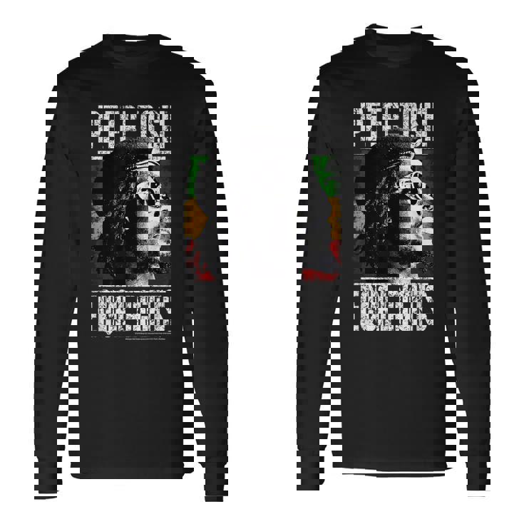 キム・ゴットレイブ・ウォーカーによるピーター・トッシュの平等な権利写真 長袖Tシャツ ギフトのアイデア