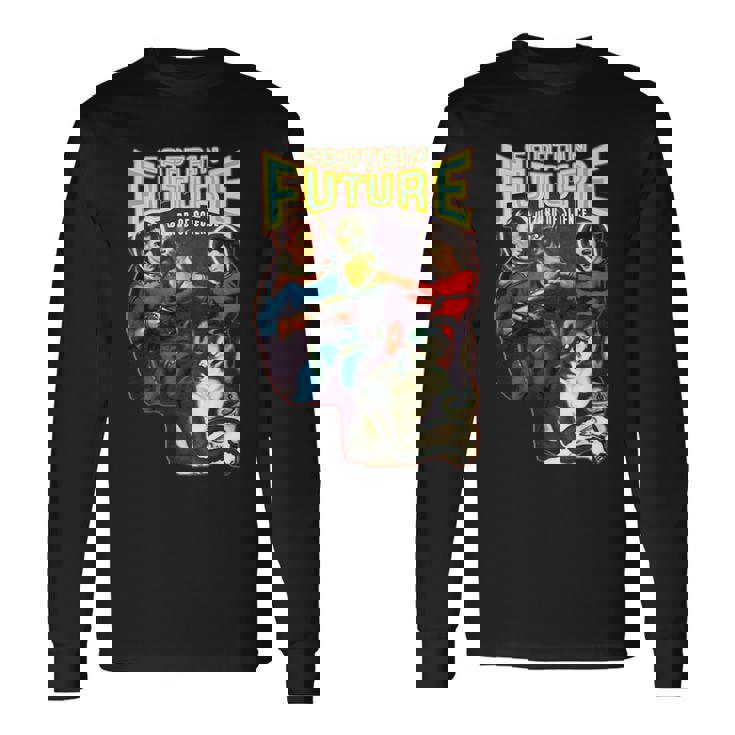 キャプテンフューチャー ヴィンテージfパルプアート 長袖Tシャツ