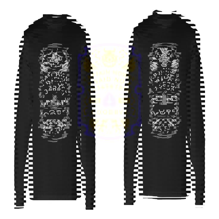 キャプテン・ハウディ エクソシスト スピートボード Pazuzu Occult 長袖Tシャツ ギフトのアイデア