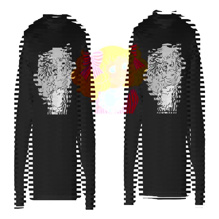 キャンディ キャンディ 日本 レトロ ヴィンテージ 80年代 アニメ 漫画 長袖Tシャツ