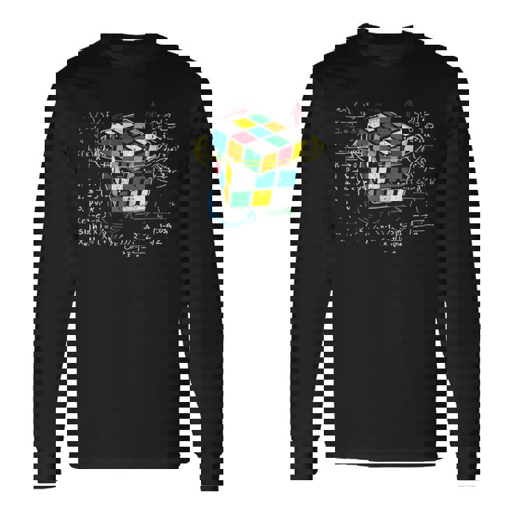 キューブマジック 数学方程式 長袖Tシャツ