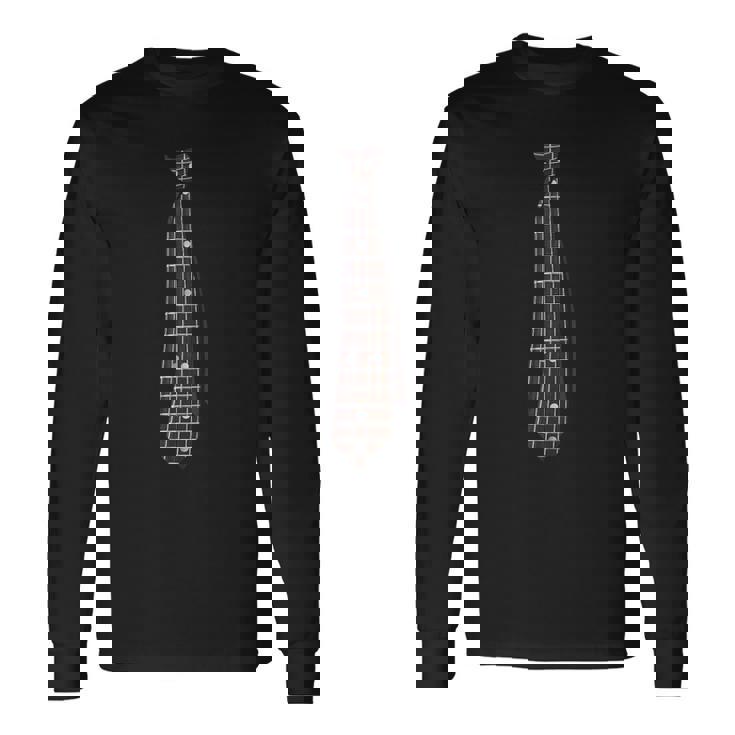 ギターの指板ネクタイ ギタリストに面白い 長袖Tシャツ ギフトのアイデア