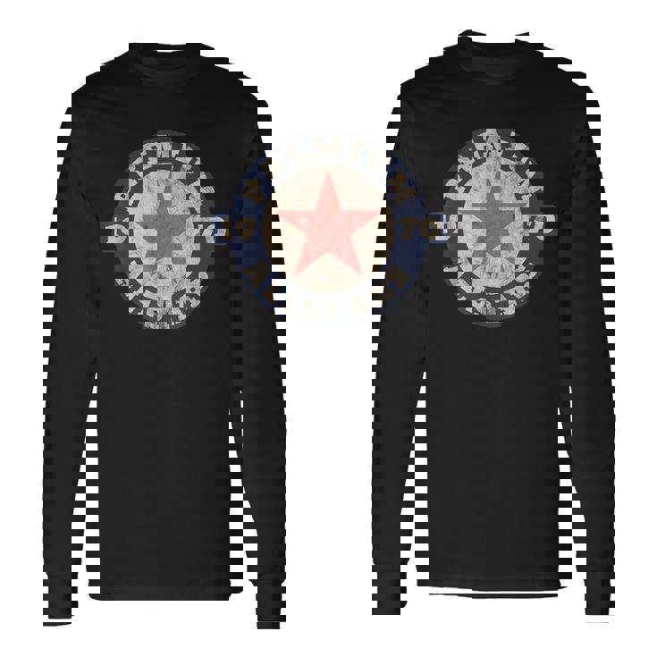 ギフト Allstars ヴィンテージ 1970 50年 長袖Tシャツ