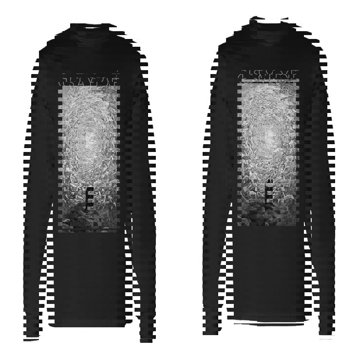 ギュスターヴ・ドレ ダンテとベアトリスは神を見る 芸術家のための芸術 長袖Tシャツ