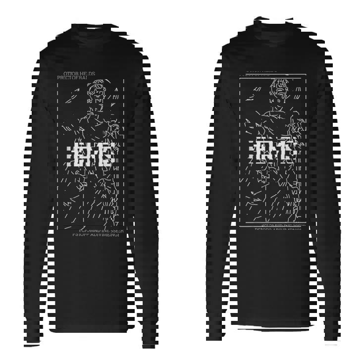 ギリシャ神話 エルメス 神々のメッセンジャー 長袖Tシャツ