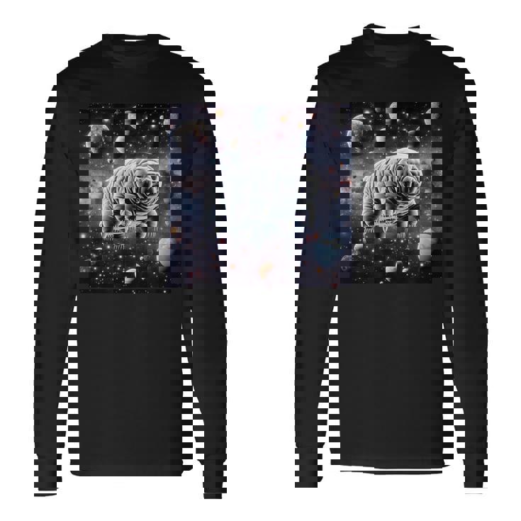 クマムシ 宇宙 惑星 微生物学 コケ 子豚 長袖Tシャツ ギフトのアイデア