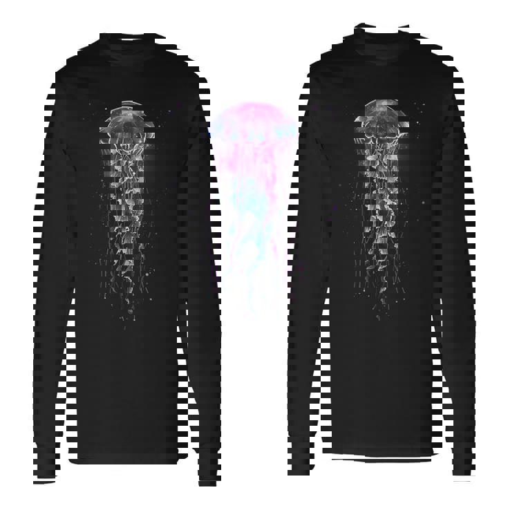 クラゲ 海 海洋 動物愛好家 海洋哺乳類 アートワーク 長袖Tシャツ