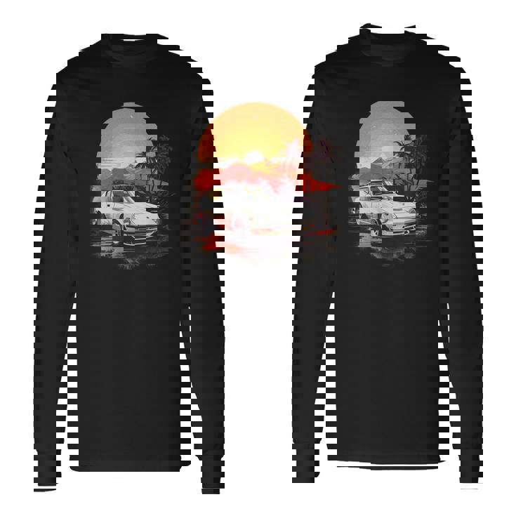 クラシック 240Z スポーツカー 長袖Tシャツ