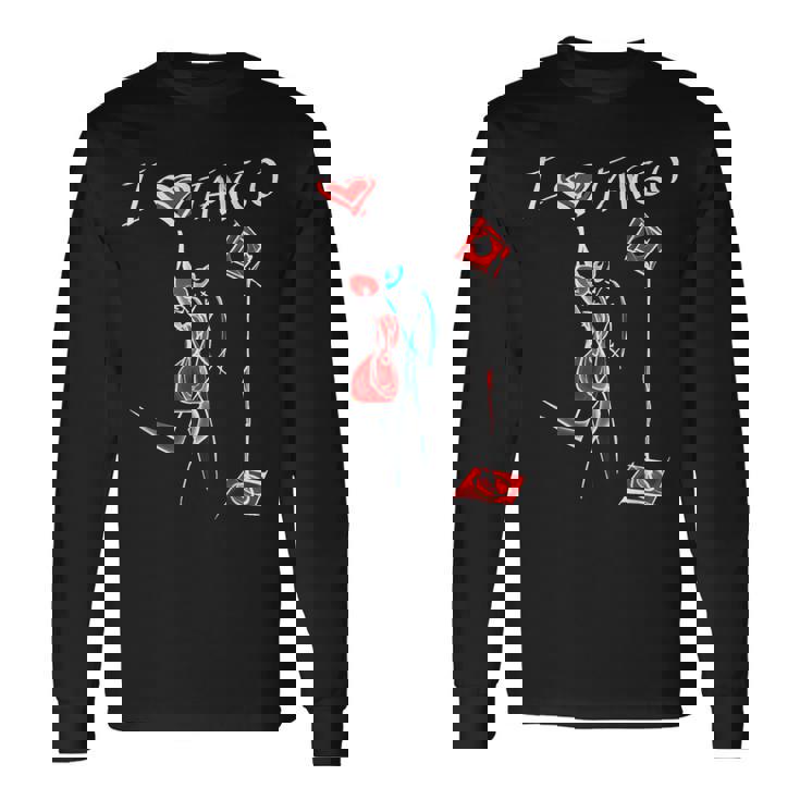 クラシック アルゼンチン タンゴス ダンスホール 長袖Tシャツ