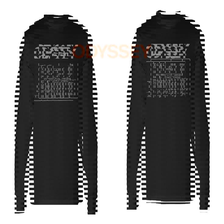 クラシック オデッセイ アナログ シンセ 長袖Tシャツ