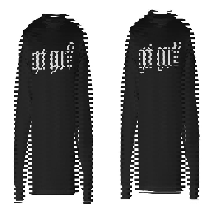 クラシック ゴット 痛風 レトロ ヴィンテージ 楽しいミーム 長袖Tシャツ