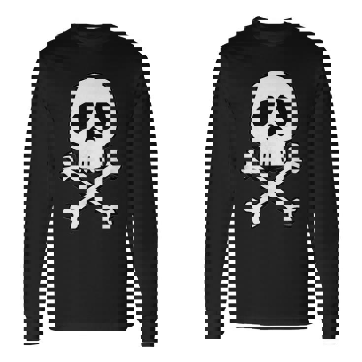 クラシック 宇宙 海賊 パンク スカル キャプテン ハロウィン 長袖Tシャツ