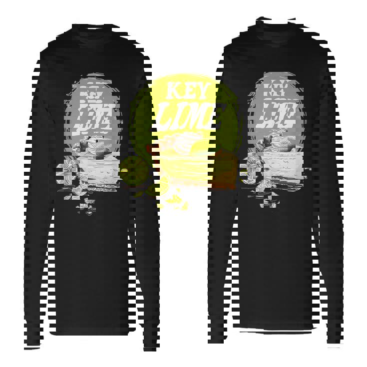 クラシックなデザート愛好家のための素晴らしいキーライムパイ。 長袖Tシャツ
