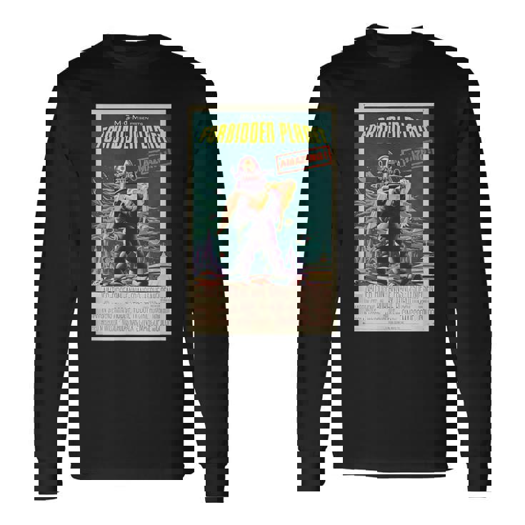 クラシックヴィンテージホラーレトロムービーポスターコレクターズtシャツ 長袖Tシャツ