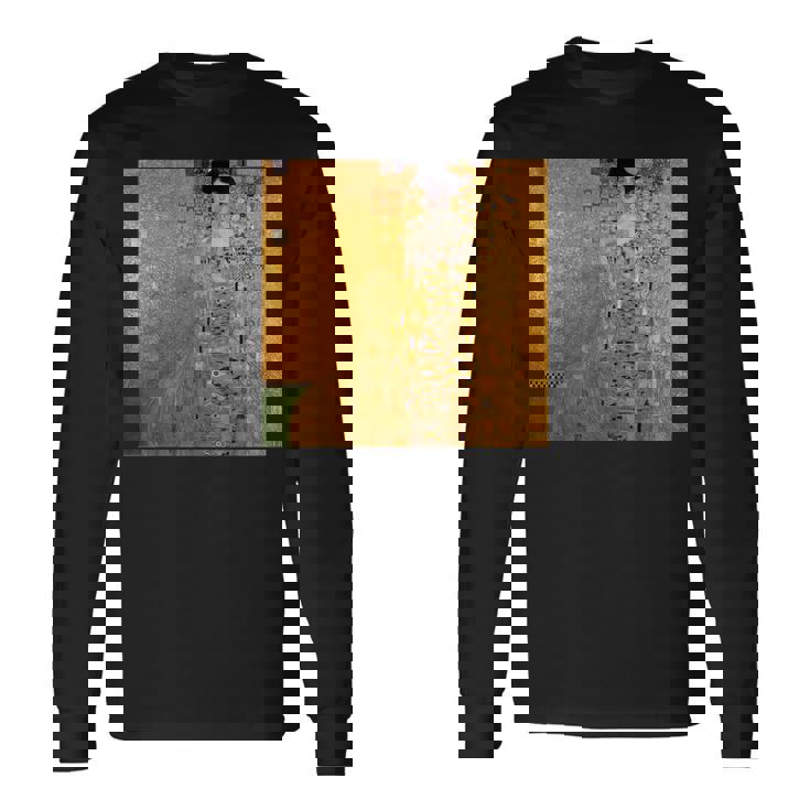 クリムトポートレートアート 長袖Tシャツ