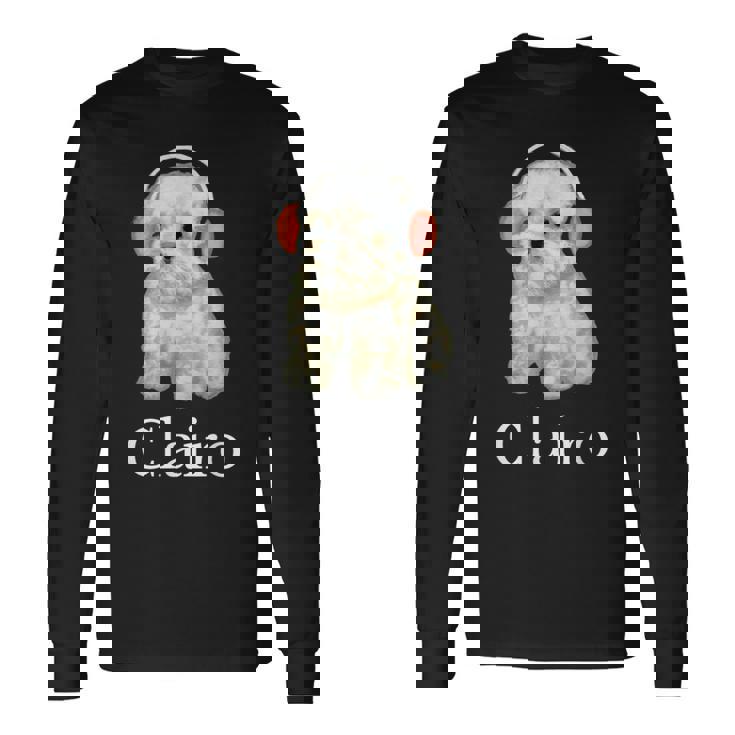 クレイロは犬と言う 長袖Tシャツ